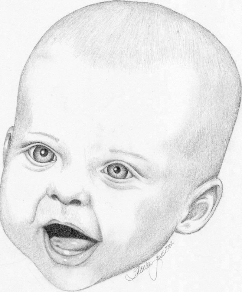 Noah is a pencil portrait of my grandson. 