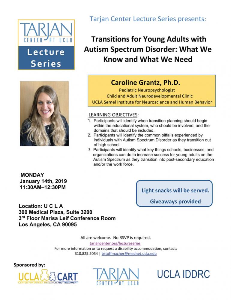 Caroline Grantz lecture flyer