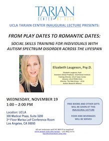 Laugeson Lecture Flyer